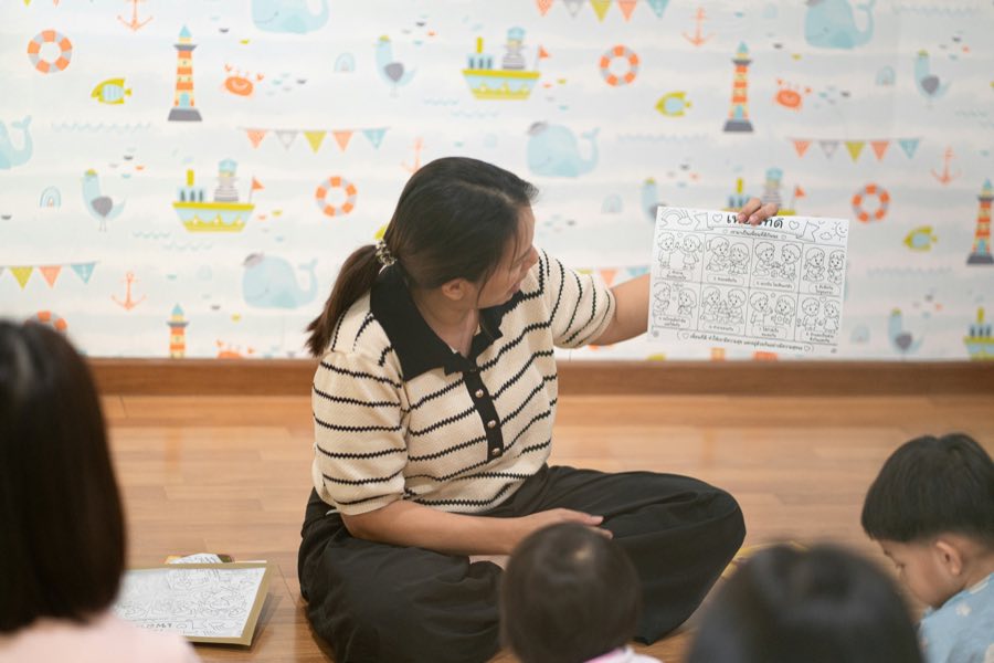 子ども向け英会話教室の様子